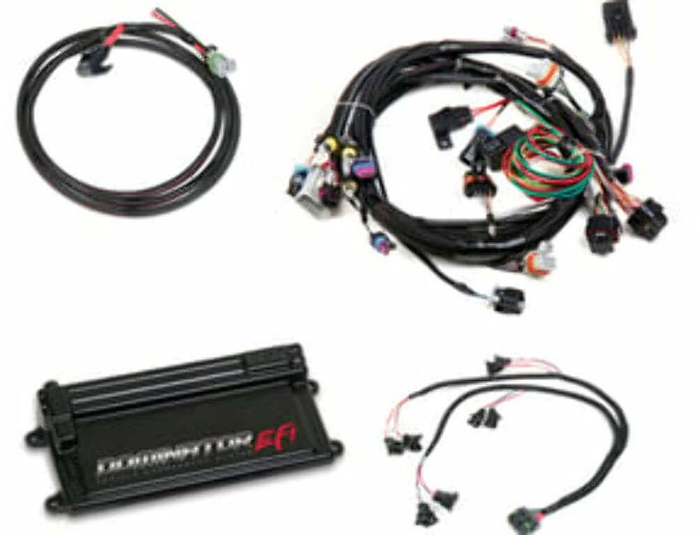 Holley EFI Dominator EFI Kit - LS1 Main Harness with EV1 Injector Harness 550-650 for Ford 12.3 inch
