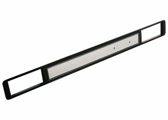 Fits 1978-1980 Chevrolet C10; Dash Pad Molding - With A/C DPM80ACBLKWOOD
