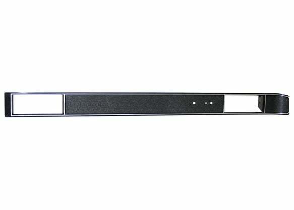 Fits 1988-91 Blazer Dash Pad Molding-With A/C-Black / Argent DPM87ACBLKSILVER