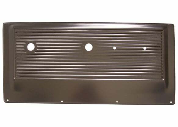 Fits 1969-71 Blazer Replacement Door Panels-Standard-Black Metal-Pair DPR6771