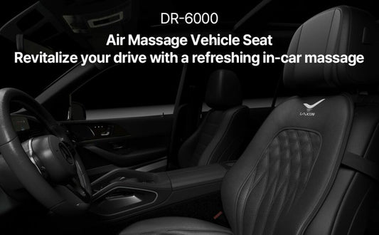 Laxon Air Massage Vehicle Seat (Brown) - DR-6000BR