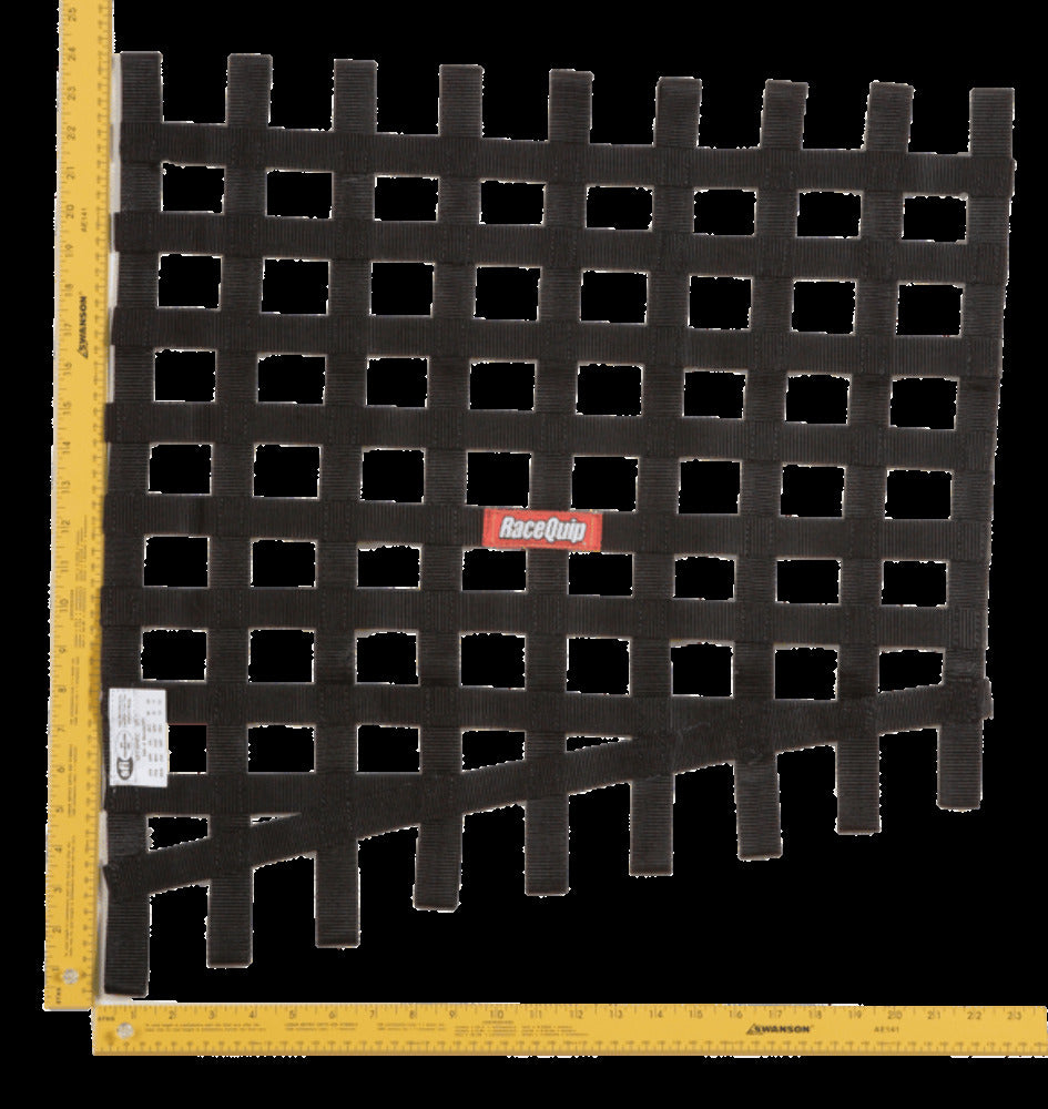 RaceQuip SFI rib net 18 x 23 inch black 729005RQP