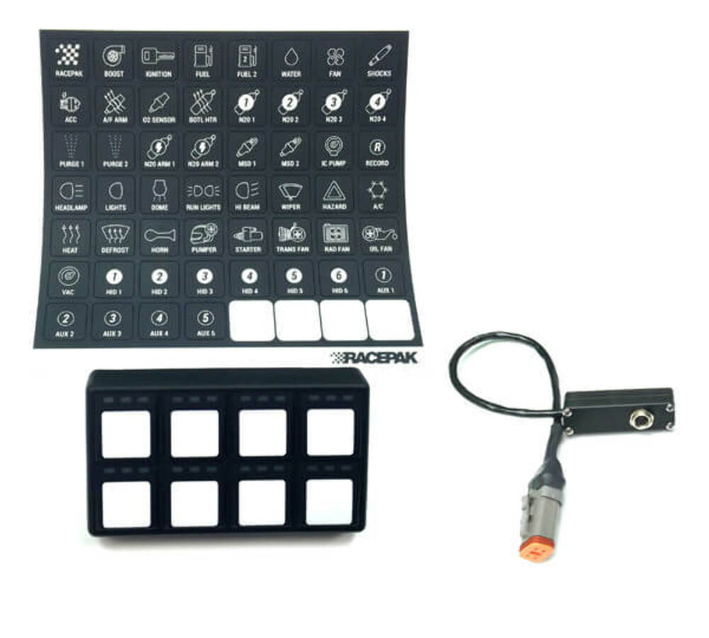 Racepak data acquisition component drag racing V-Net EFI 6 inch 5.5 inch 1.5 inch 500-KT-SWDRAGK8