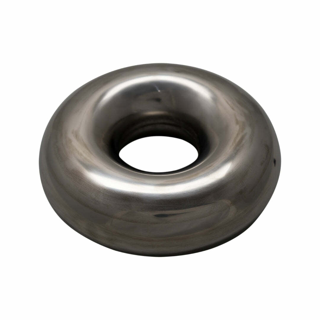 Donut 304SS Polished 4" 360 Degree 1.0D Exhaust Pipe-Xforce-DS-400