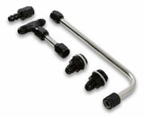 t Dual Feed Fuel Line #6AN (Slayer Series - Black) - 34-600SL-BLKQFT Quick Fuel