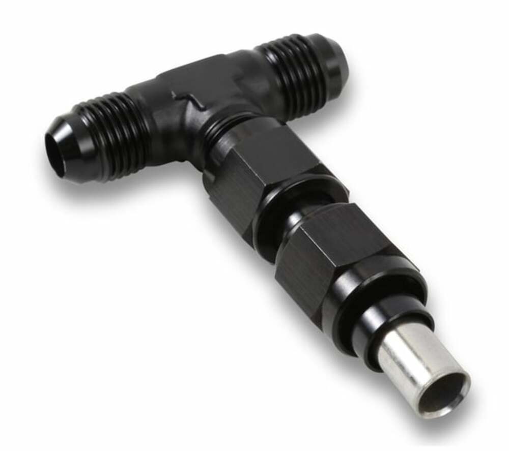 t Dual Feed Fuel Line #6AN (Slayer Series - Black) - 34-600SL-BLKQFT Quick Fuel