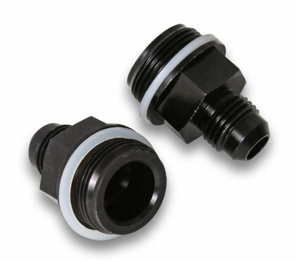 t Dual Feed Fuel Line #6AN (Slayer Series - Black) - 34-600SL-BLKQFT Quick Fuel