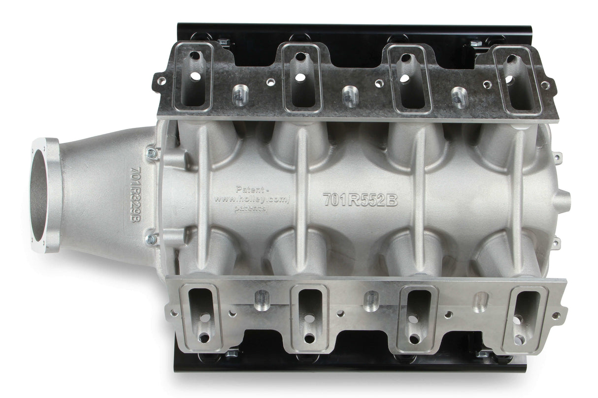 Holley EFI Dual Fuel Injector LS1 Lo-Ram Top-Feed EFI Intake Manifold Kit - 300-624
