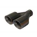 t Dual Round Double Wall Slant Cut Tip Powered Coat Gun Metal Grey-ET-025GY Modern Day Muffler and Brakes