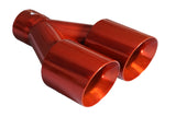 t Dual Round Double Wall Slant Cut Tip Powered Coat Orange-ET-025OJ Modern Day Muffler and Brakes