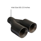 t Dual Round Double Wall Straight Cut Tip Powered Coat Gun Metal Grey-ET-0251GY Modern Day Muffler and Brakes