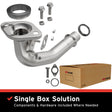 1998-2002 Chevy Prizm Direct-Fit Front Pipe Kit 107-0030 steel