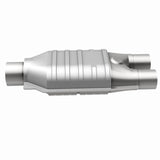 MagnaFlow universal catalytic converter 2.5 inch inlet/outlet stainless steel CARB compliant 333007