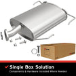 2009-2014 Nissan Cube Direct-Fit Muffler Kit 108-0034 aluminized steel