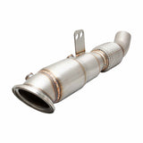 2008-2013 BMW 128i BMW Engine downpipe w/cat converter-Xforce-E2B58KITB