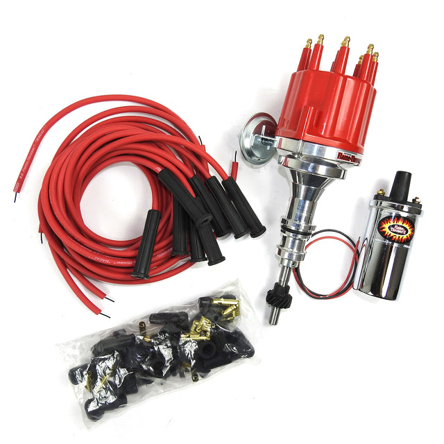 PerTronix Ignitor II electronic ignition kit Ford chrome black D130711