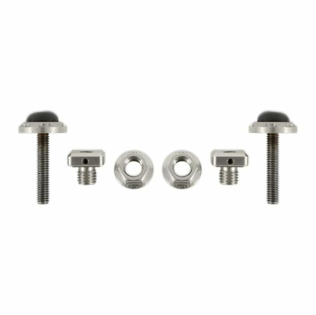 Fits 1979-1993 Mustang/Capri, Hood Bumper, Adjustable, S/S, Pair-E7ZZ-16763-S muscle car stainless steel