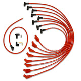 Spark Plug Wire Set Universal 8mm Silicone Spiro Pro 350 ohm/ft Red 76258