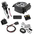 Holley EFI Sniper EFI 1954 Ford Club Sniper 2 EFI Bundle with HyperSpark Ignition System 550-511-3PK-SBF for Chevy black aluminum