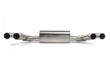 Free Flow Axle-Back Exhaust for 2020-2025 BMW X3M/X4M D660-0086-BLK BMW performance