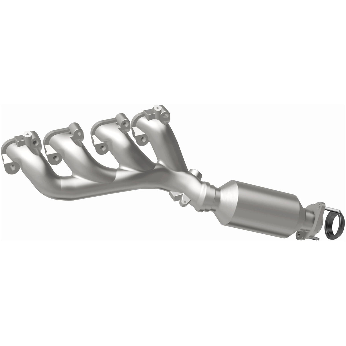 Catalytic Converter with Integrated Exhaust Manifold for HM Grade Federal / EPA Compliant Direct-Fit Manifold Catalytic