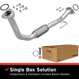 1992-1994 Toyota Camry Direct-Fit Front Pipe Kit 107-0136 stainless steel