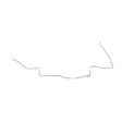 Fuel Line for 1970-1974 Dodge Challenger stainless steel