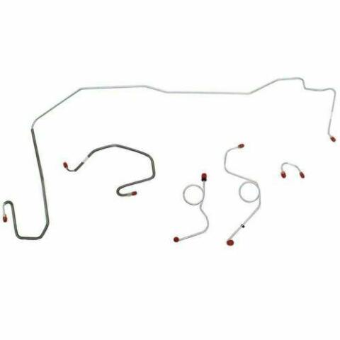 1970-71 Dodge Challenger Front Brake Line Kit Power Disc Brakes - EKT7003SS