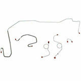 1970-71 Dodge Challenger Front Brake Line Kit Power Disc Brakes - EKT7003SS