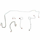 1970-71 Dodge Challenger Front Brake Line Kit Power Disc Brakes Steel EKT7005OM
