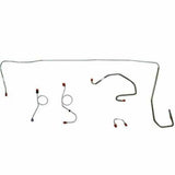 1970-71 Dodge Challenger Front Brake Line Kit Manual Disc Brakes - EKT7006SS