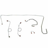 1970-71 Dodge Challenger Front Brake Line Kit Power Front Disc Brakes - EKT7007OM