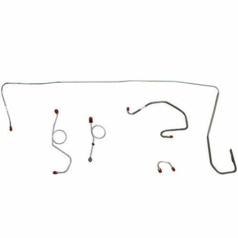 1970-71 Dodge Challenger Front Brake Line Kit Manual Disc Brakes - EKT7008OM