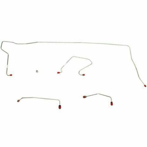 Front Brake Line Kit for 1970-1974 Dodge Challenger disc brakes stainless steel