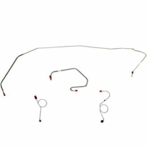 1970-74 Dodge Challenger Front Brake Line Kit Disc Conversion Stainless EKT7013SS