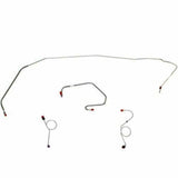 1970-74 Dodge Challenger Front Brake Line Kit Disc Conversion Stainless EKT7013SS