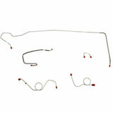 1971 Dodge Challenger Front Brake Line Kit Power Disc Brakes Stainless EKT7103SS