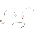 Front Brake Line Kit for 1972-1973 Dodge Challenger disc brakes stainless steel