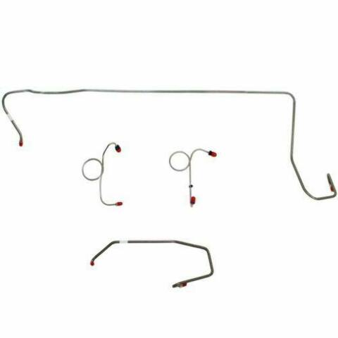 1974 Dodge Challenger Front Brake Line Kit Manual Disc Brakes - EKT7402SS