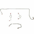 Front Brake Line Kit for 1974 Dodge Challenger disc brakes stainless steel