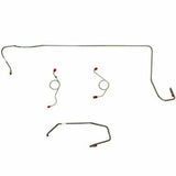1974 Dodge Challenger Front Brake Line Kit Power Disc Brakes EKT7403OM