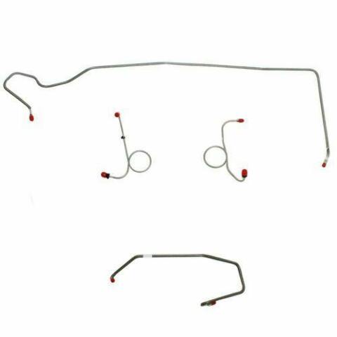 1974 Dodge Challenger Front Brake Line Kit Manual Disc Brakes - EKT7404SS