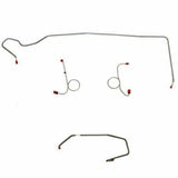 1974 Dodge Challenger Front Brake Line Kit Manual Disc Brakes - EKT7404SS
