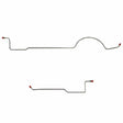 Brake Line for 70-73 Plymouth Barracuda w/ 8-3/4, Rear Axle steel