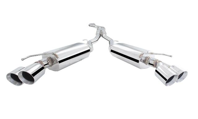 XForce cat-back exhaust system 304 stainless steel quad rear exit ES-CC17-CBS-XFO