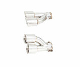 XFORCE Exhaust ES-FM15-QT - SS Round Angle Cut Weld-On Quad Exhaust Tips
