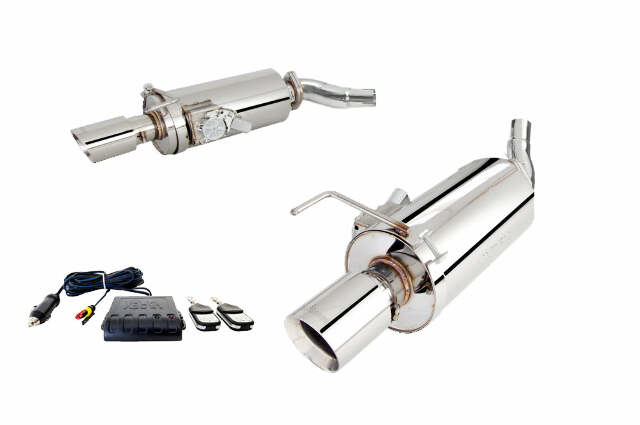 XFORCE Exhaust ES-FM15-VMK-ABS Varex 304 SS Axle-Back Exhaust w/ Split Rear Exit