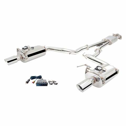 XFORCE ES-FM17-02-VMK-CBS - Varex 304 SS Cat-Back Exhaust w/Split Rear Exit