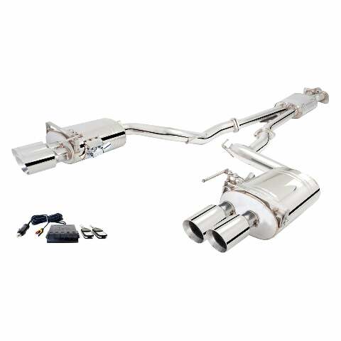 XFORCE Exhaust ES-FM18-VMK-CBS - Varex 304 SS Cat-Back Exhaust w/ Quad Rear Exit