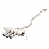 XFORCE ES-HCR17-VMK-CBS - Varex 304 SS Cat-Back Exhaust w/Triple Rear Exit